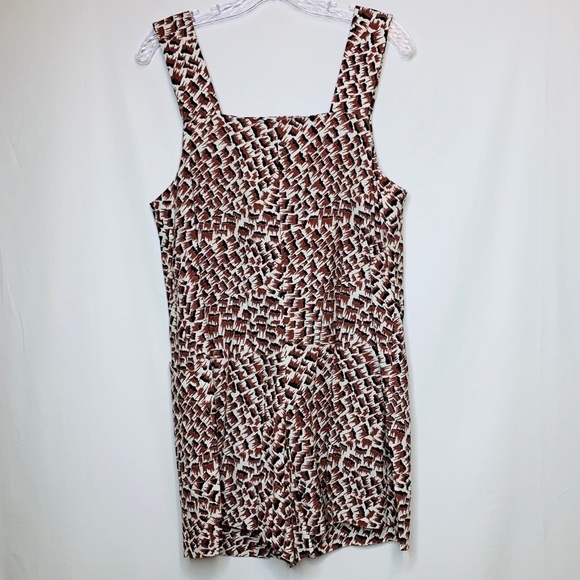 5/$25 NWT Topshop leopard print button romper 8 M summer button front free ship - Picture 6 of 8